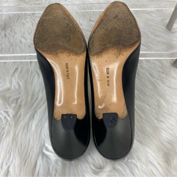 Salvatore Ferragamo Women’s Minimalist Color-Block Designer Leather Pump US 6.5B - Picture 11 of 15